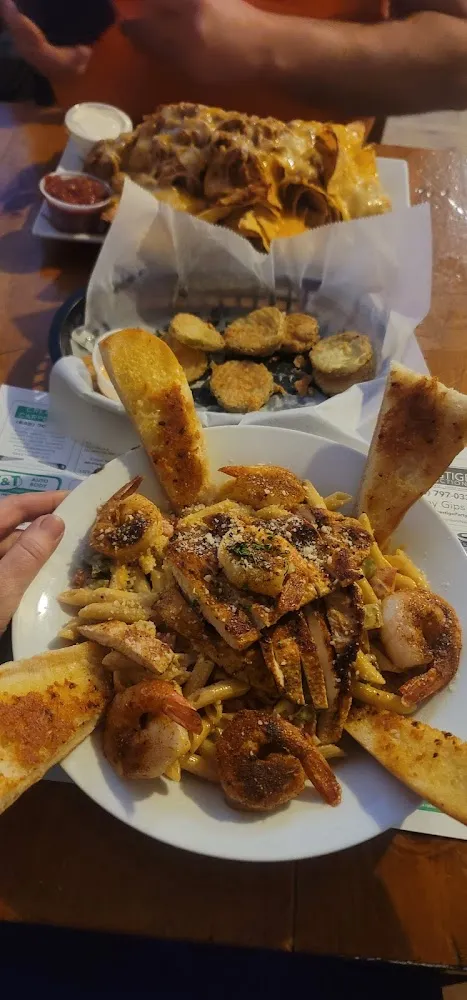 Cajun Penne Pasta with Chicken and Shrimp